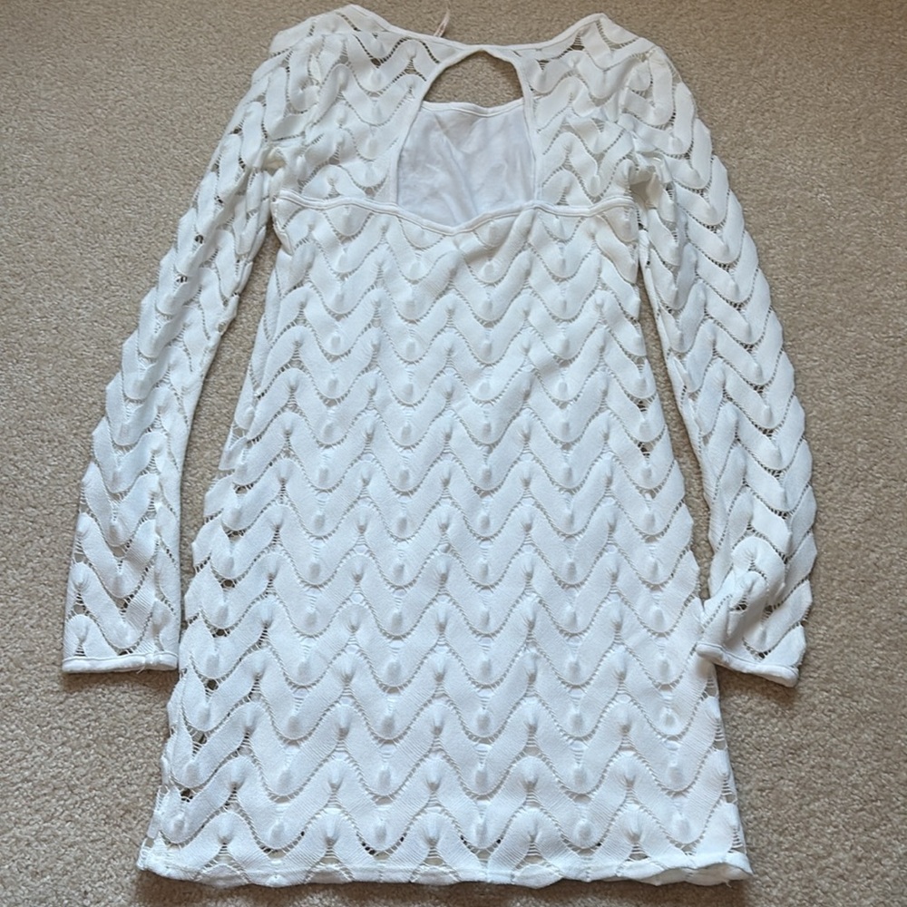 Free People Wild Things Zigzag Mini Dress - Picture 4 of 5